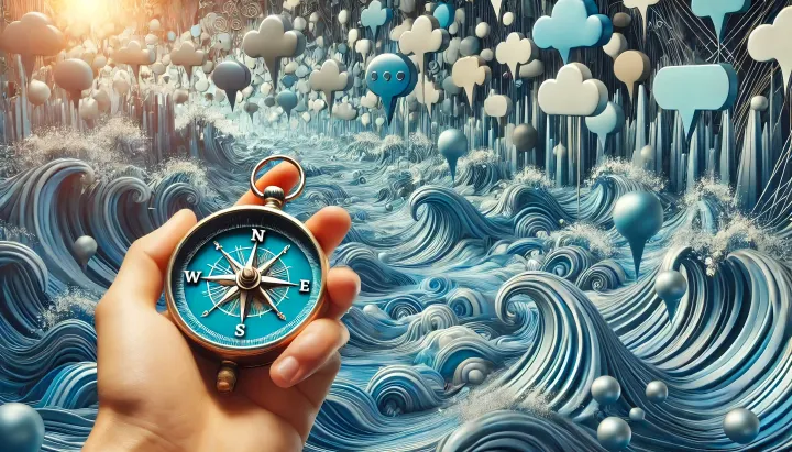 A compass that guides navigation through the tumultuous sea of customer feedback.